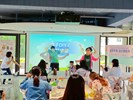 現場親子律動熱烈場面