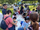 民眾踴躍參加闖關活動親子特攻隊報到