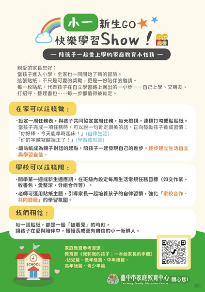 附件2小一新生A5貼紙說明頁_正面